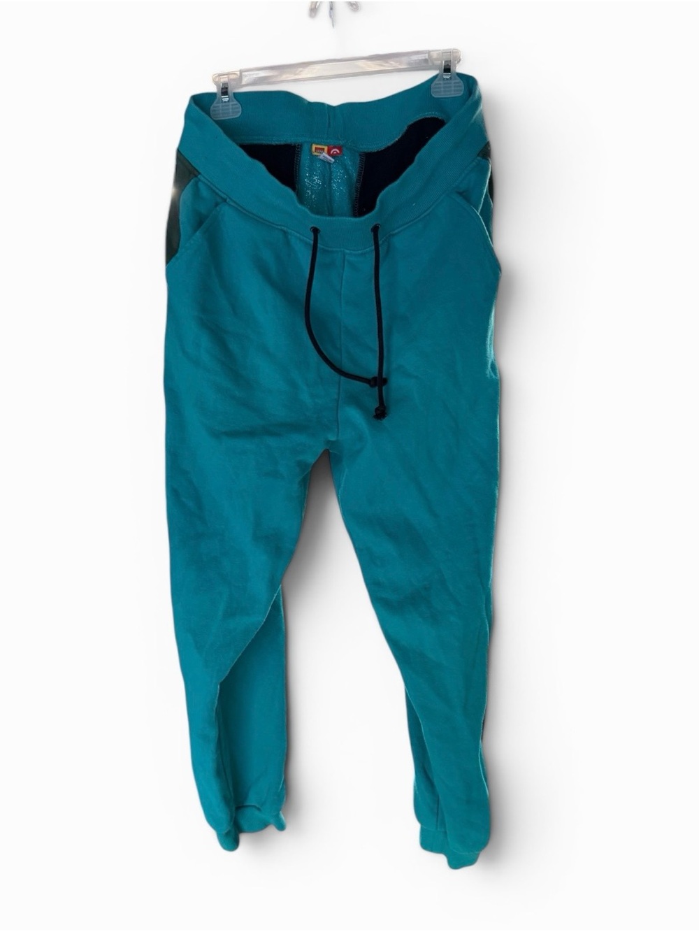 Lego Teal Track Joggers with Black Drawstring size XL